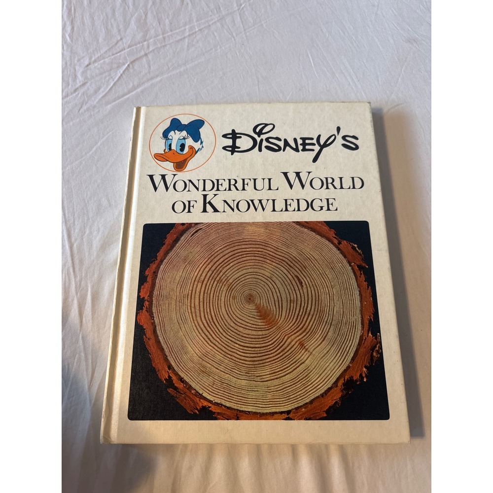 Disney Wonderful World of Knowledge‎ Book Vol 2 Kids White 1971 Nature Vintage